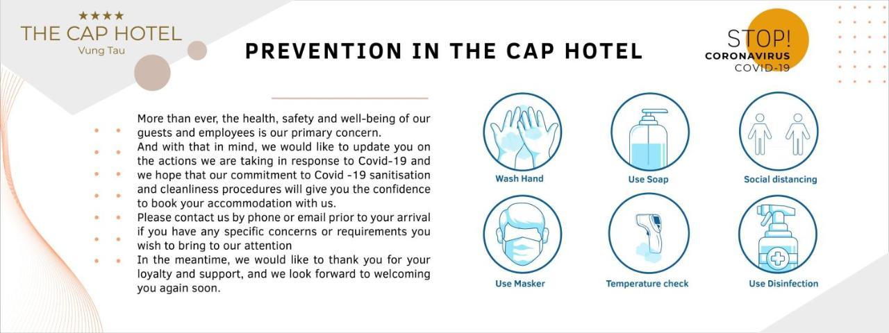 The Cap Hotel Vung Tau Bagian luar foto